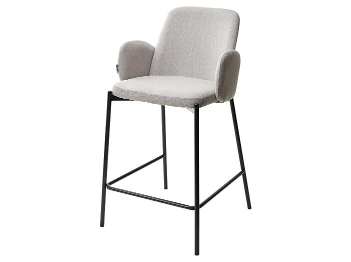 Полубарный стул NYX (H=65cm) VF119 светло-серый / VF120 серый  