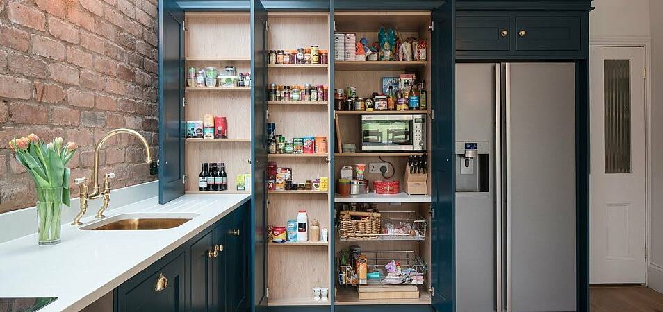 Дизайн Встроенного Шкафа В Кухне
