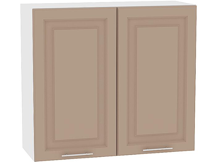 Шкаф верхний с 2-мя дверцами Ницца Royal В 800 Omnia-Белый