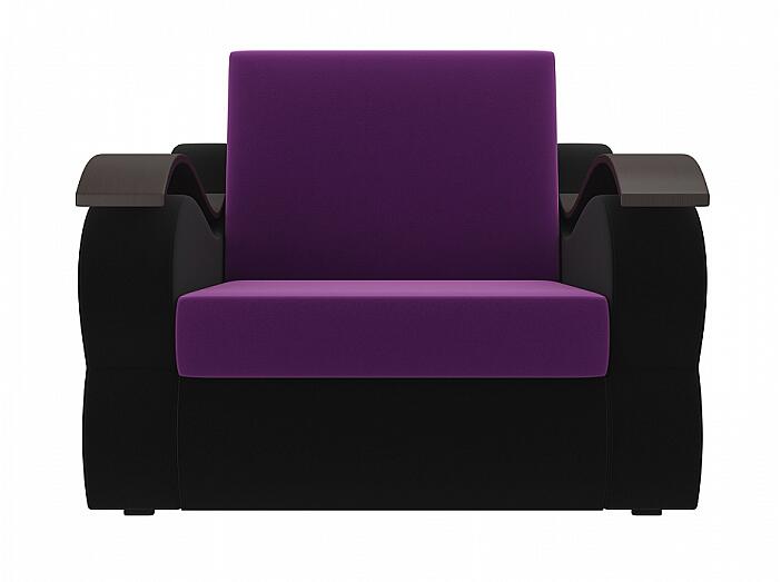 Кресло-кровать Меркурий 60 Микровельвет Фиолетовый Черный
