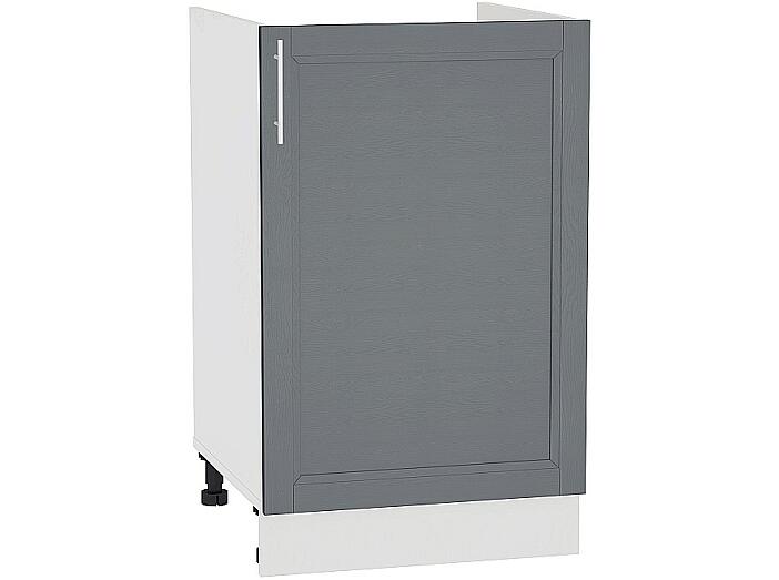 Шкаф нижний под мойку с 1-ой дверцей Сканди НМ 600 Graphite Softwood-Белый