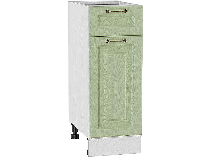 Шкаф нижний с 1-ой дверцей и ящиком Ницца Н 301 Дуб оливковый-Белый