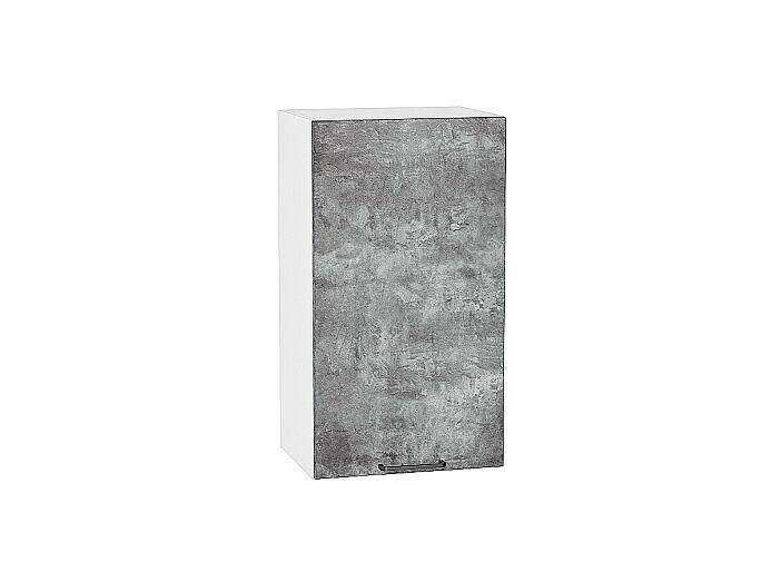 Шкаф верхний с 1-ой дверцей Флэт Temple Stone 2S/Белый 716*400*318