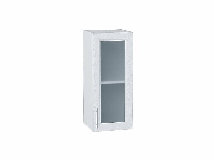 Шкаф верхний с 1-ой остекленной дверцей Сканди White Softwood Белый