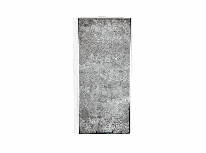 Шкаф верхний торцевой Флэт Temple Stone 2S/Белый 920*300*306