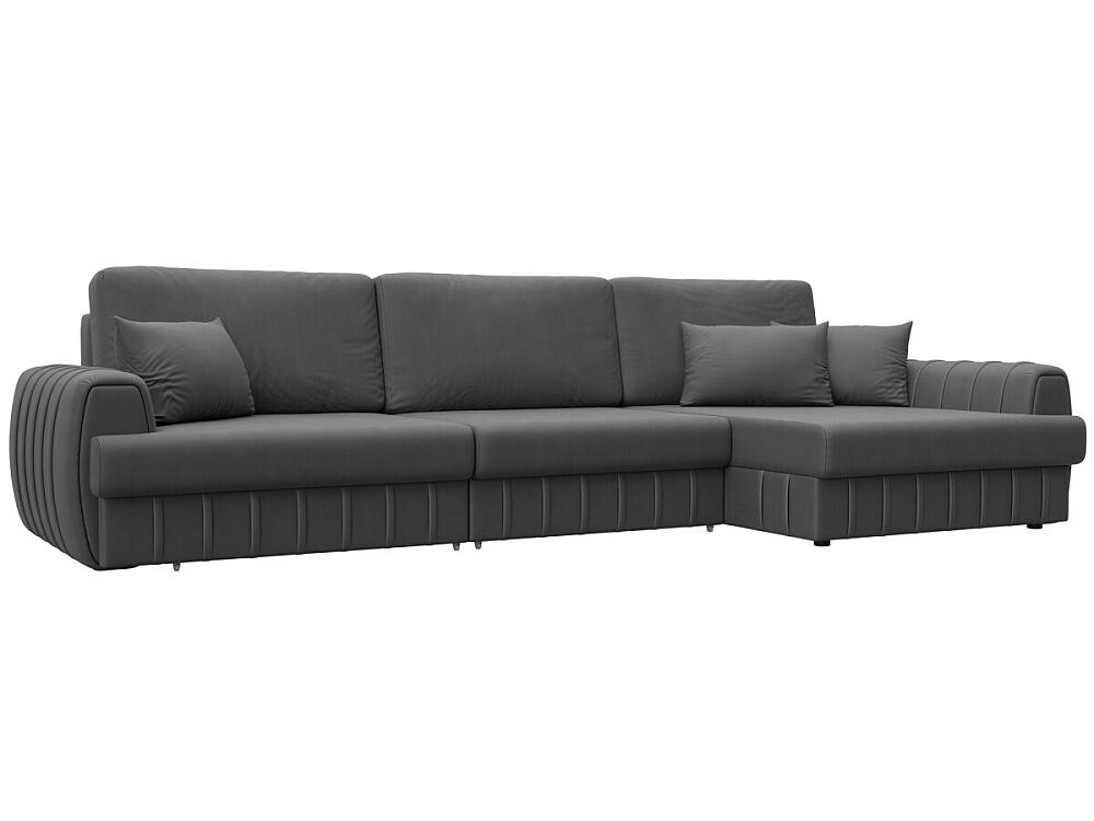 Диван угловой Лига-057 НПБ Лонг угол правый Замша JOLY 13 серый 
Диван угловой Лига-057 НПБ Лонг угол правый Замша JOLY 13 серый