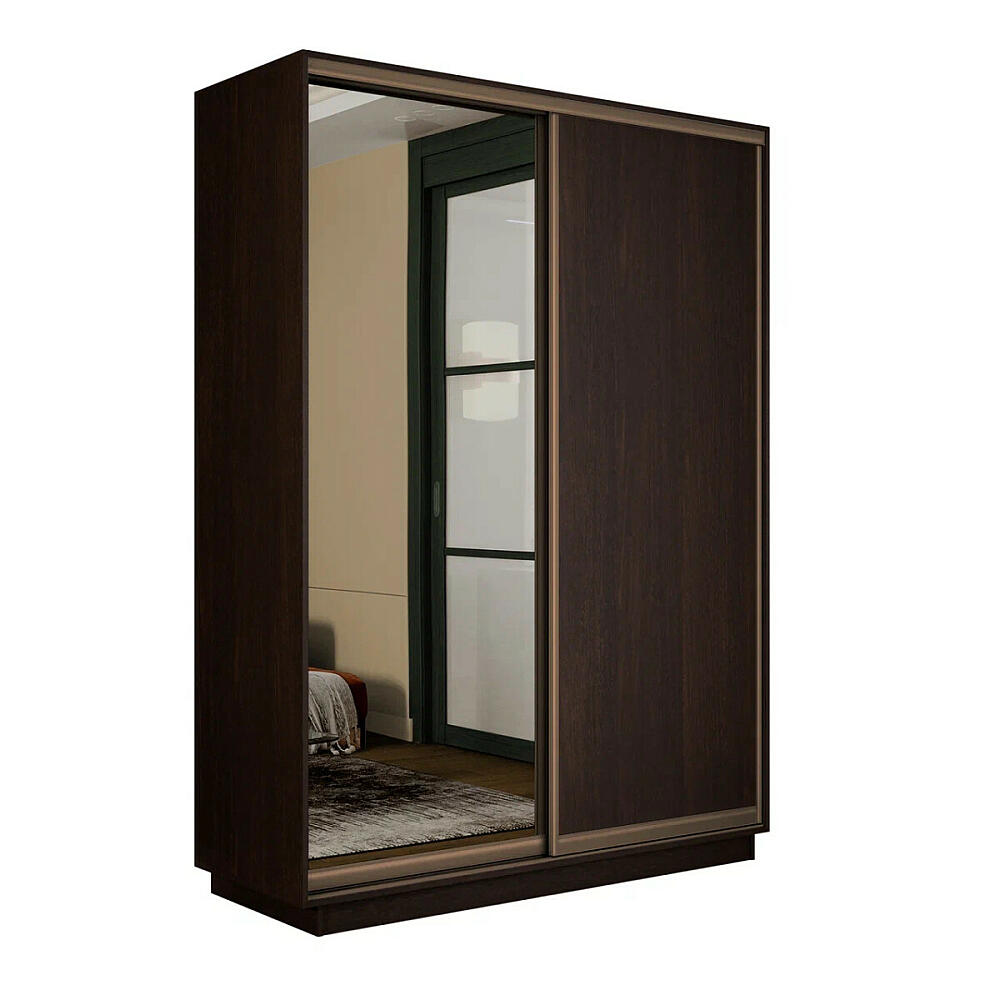 Шкаф Экспресс 2 Широкий 2-х дверный Дуо Зеркало ЛДСП (Бронзовый профиль) Венге 1800*2200*600
Шкаф Экспресс 2 Широкий 2-х дверный Дуо Зеркало ЛДСП (Бронзовый профиль) Венге 1800*2200*600