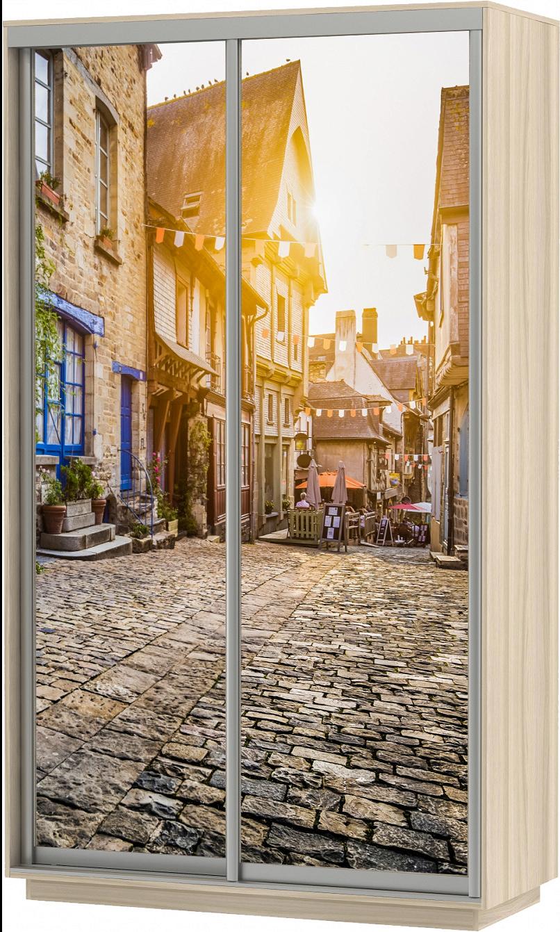 Шкаф-купе 2-х дверный Экспресс Фото дуо Улица Дуб молочный 1400
Шкаф-купе 2-х дверный Экспресс Фото дуо Улица Дуб молочный 1400