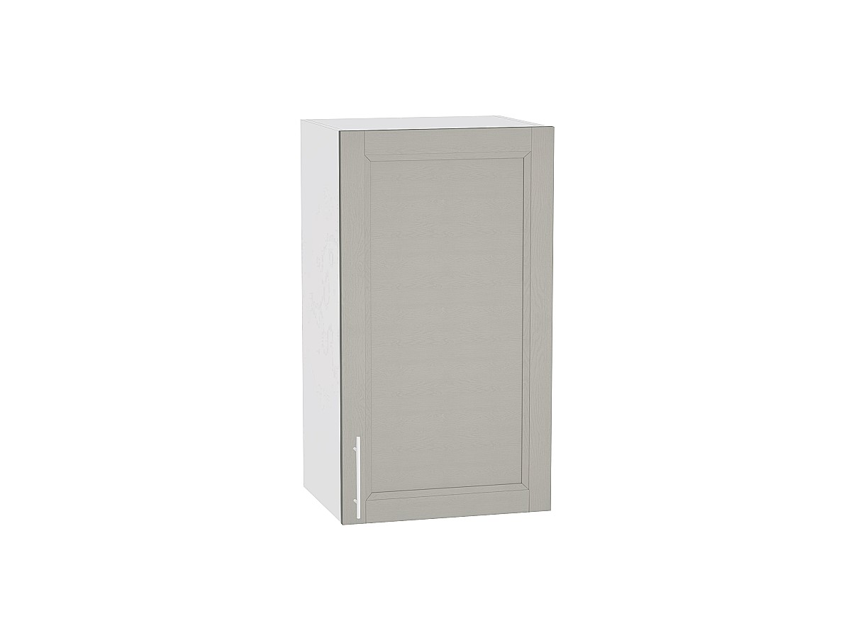 Шкаф верхний с 1-ой дверцей Сканди В 409 Grey Softwood-Белый
