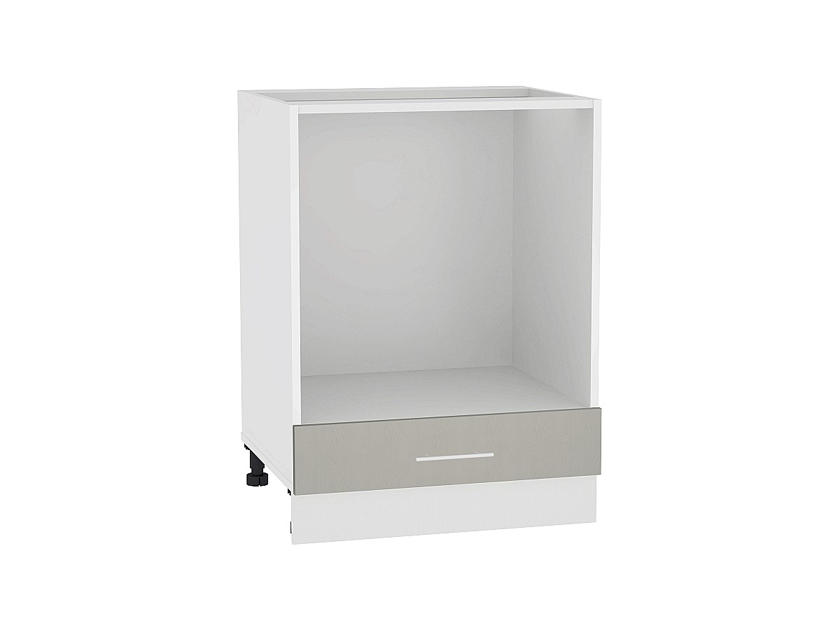 Шкаф нижний под духовку Сканди НД 600 Grey Softwood-Белый