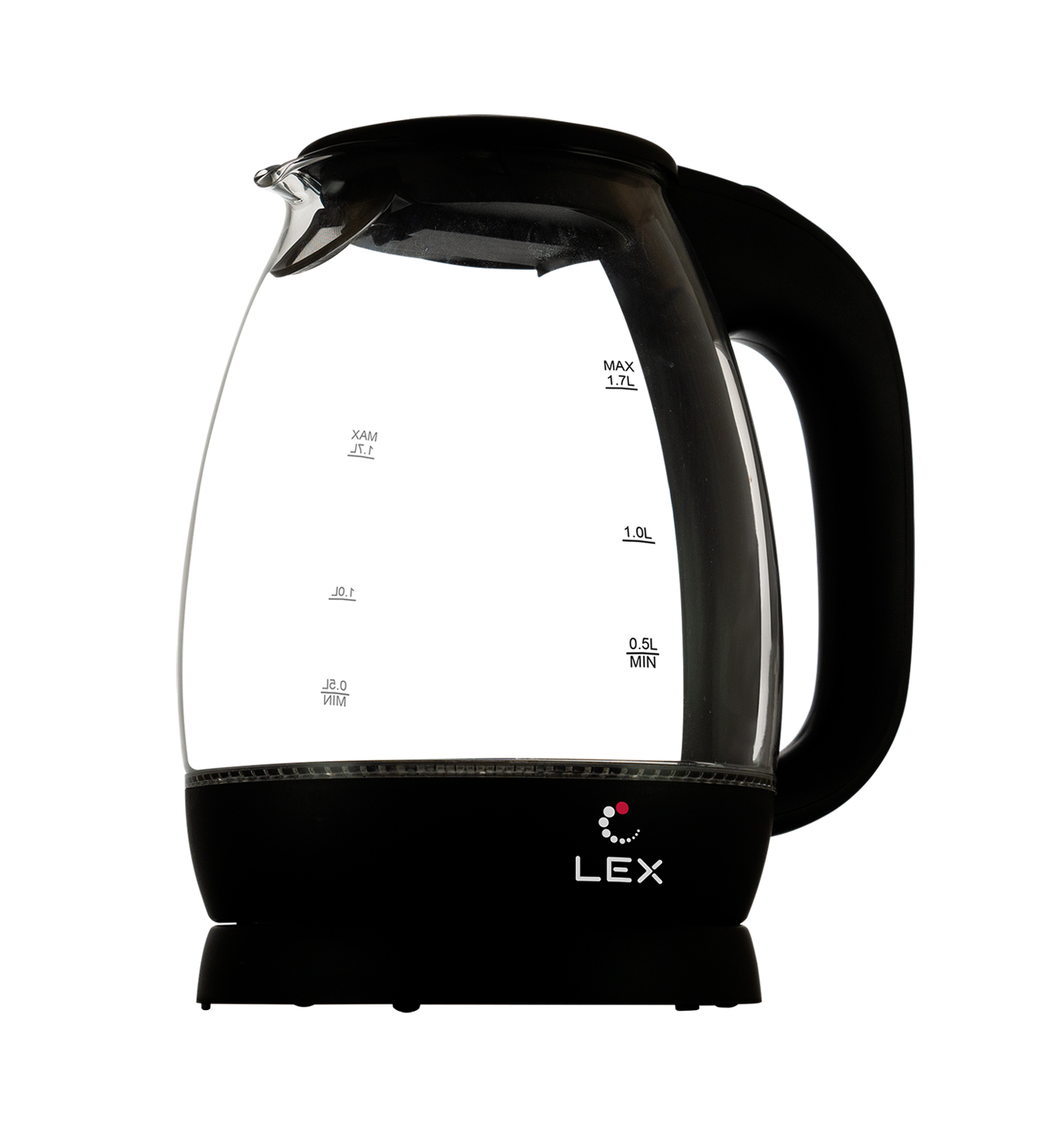 Чайник электрический (черный) LX3002-1