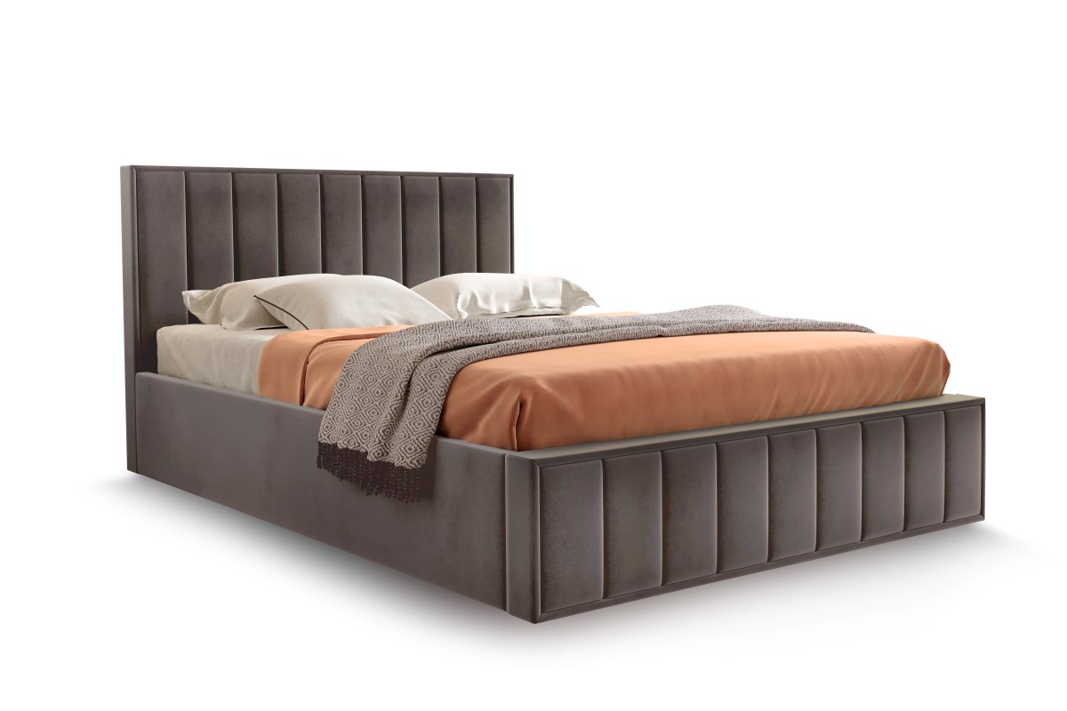 Кровать "Вена" 140 темно-коричневый Вариант 3