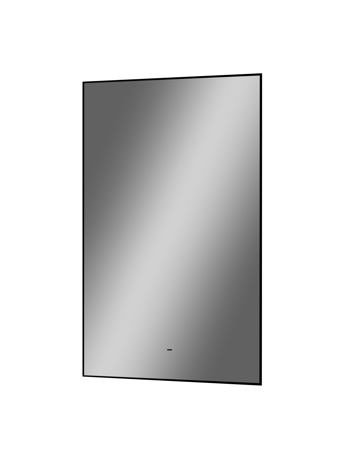 Зеркало "Amer Led" с фоновой подсветкой, бесконтактным сенсором, черной окантовкой 600х1200