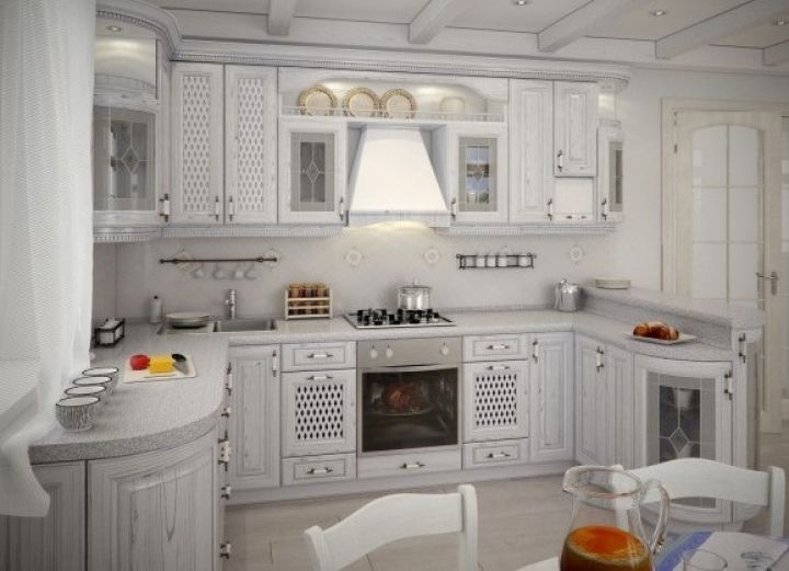 Кухня Прованс Белая