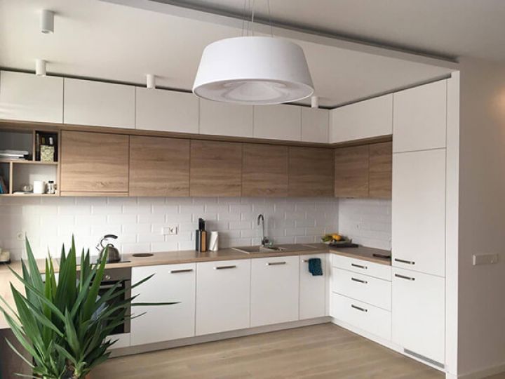 Угловая Кухня Под Потолок Дизайн