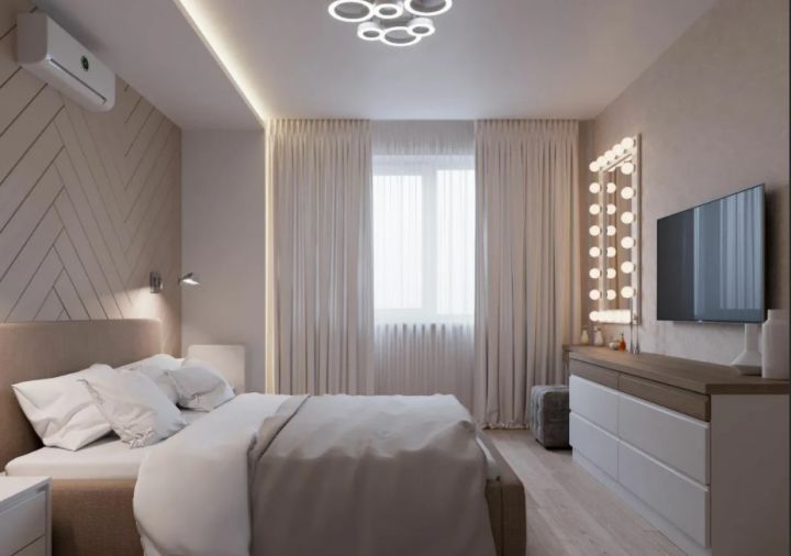 Дизайн Спальни Фото В Реальных Квартирах Малогабаритки