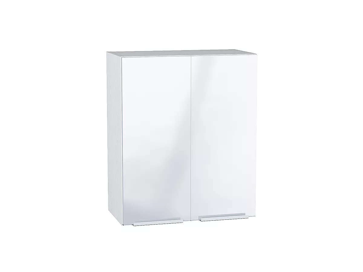 Шкаф верхний с 2-мя дверцами Фьюжн В 600 Angel-Белый