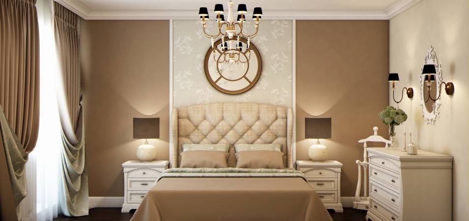 Бежевый цвет в интерьере спальни 2022, 40 красивых интерьеров с фото