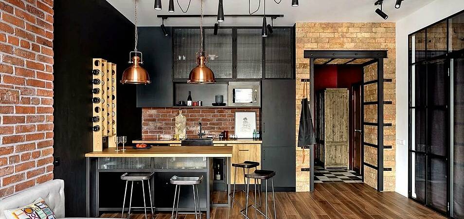 Дизайн кухни-гостиной 19 кв.м: интерьерные стили, зонирование, отделка с фото-примерами