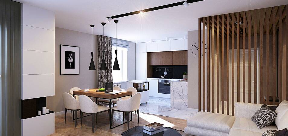 Как красиво оформить квартиру с дизайнерским ремонтом? Идеи для интерьеров от ГК «Фундамент»