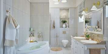 Дизайн ванной комнаты 3 кв.м. (100 фото)