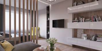 Дизайн квартиры-студии 20 кв.м: идеи зонирования и 50 фото интерьеров