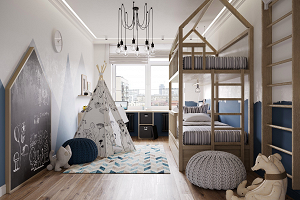 Дизайн детской комнаты: разнообразие стилей и цветовых решений с фото