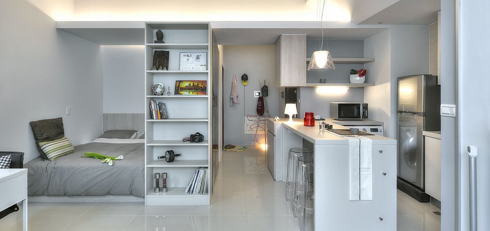 Дизайн квартиры-студии: красивые фото 2021 года