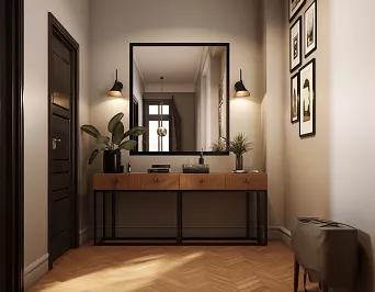 Идеи интерьера современной прихожей в 2024 году: стильные решения и комбинации