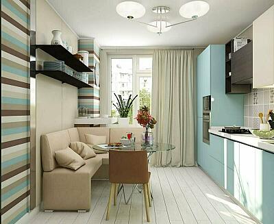 10 принципов создания интерьера кухни 8 кв. м в квартире