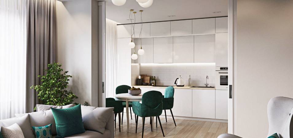 Кухня совмещенная с гостиной: 200+ Фото примеров и идеи дизайна интерьера