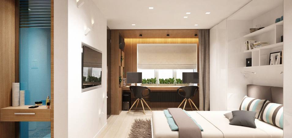 5 примеров умного и функционального дизайна однокомнатной квартиры