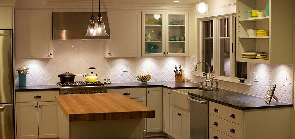 Освещение на маленькой кухне: правила, нюансы, уютные фото-идеи