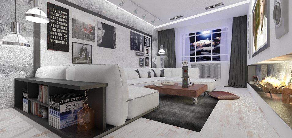 Дизайн 1 комнатной квартиры хрущевки для современного человека – 20 фото интерьеров