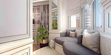Дизайн зала в типовой квартире с балконом интерьера для зала (70 фото)