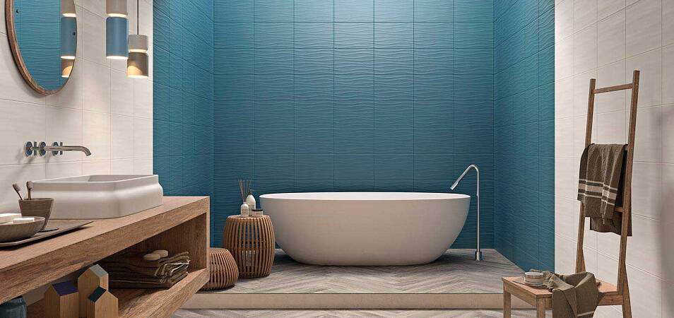 Ванная комната в синем цвете: дизайн интерьера с 50+ фото