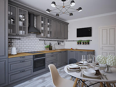 Серая кухня в интерьере: дизайн, сочетание цветов, идеи, 50+ фото серых кухонь