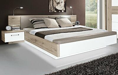 Кровать двуспальная с блоком