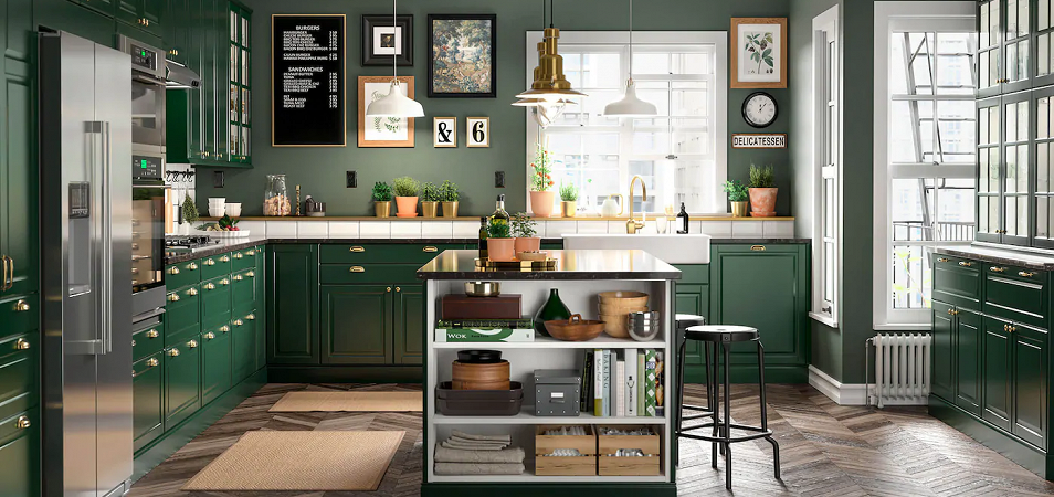 Зеленые кухни: 200 лучших примеров дизайна