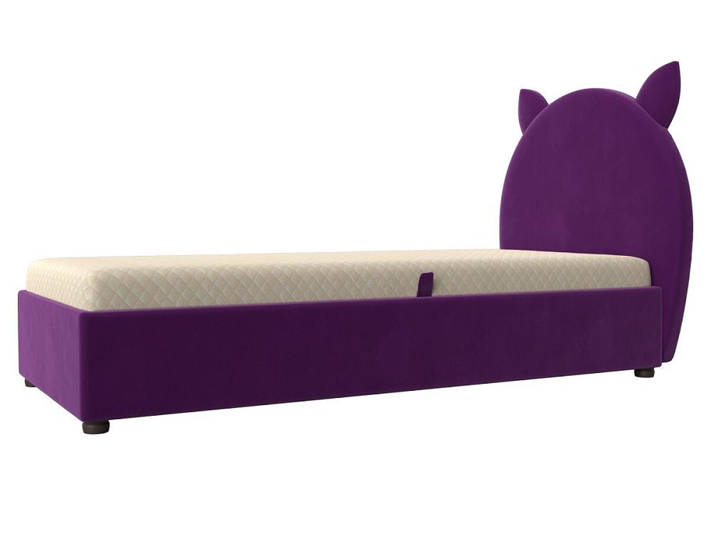 Детская кровать Бриони Микровельвет Фиолетовый шапочка для плавания детская onlytop swim тканевая обхват 46 52 см фиолетовый