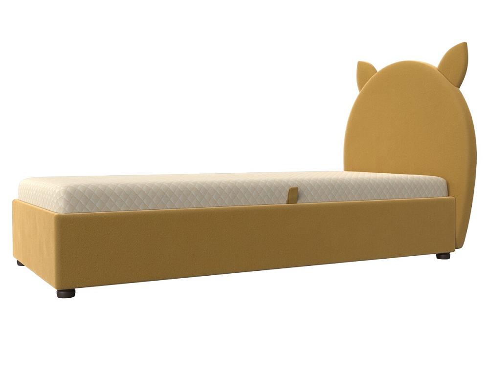 Детская кровать Бриони Микровельвет Желтый ложка детская для кормления силиконовая от 5 мес желтый