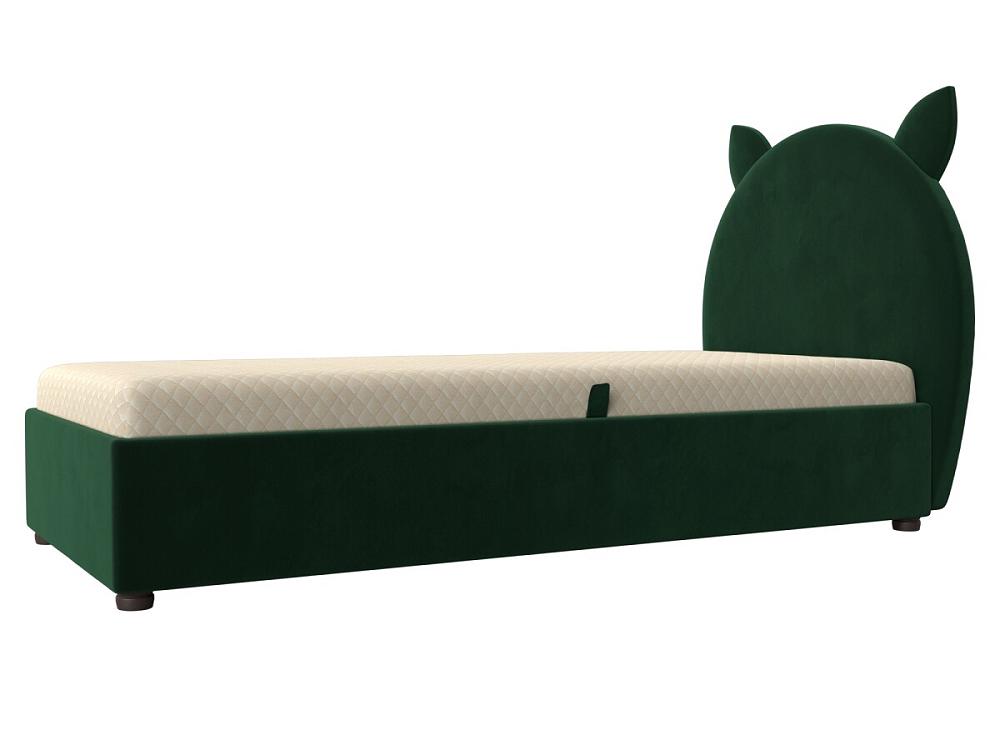 Детская кровать Бриони Велюр Зеленый ванночка детская с клапаном для слива и аппликацией 46 л зеленый тм me to you