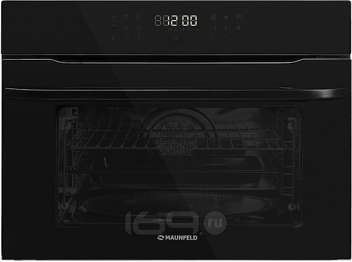 Компактный духовой шкаф с функцией СВЧ MAUNFELD XCMO4414GB