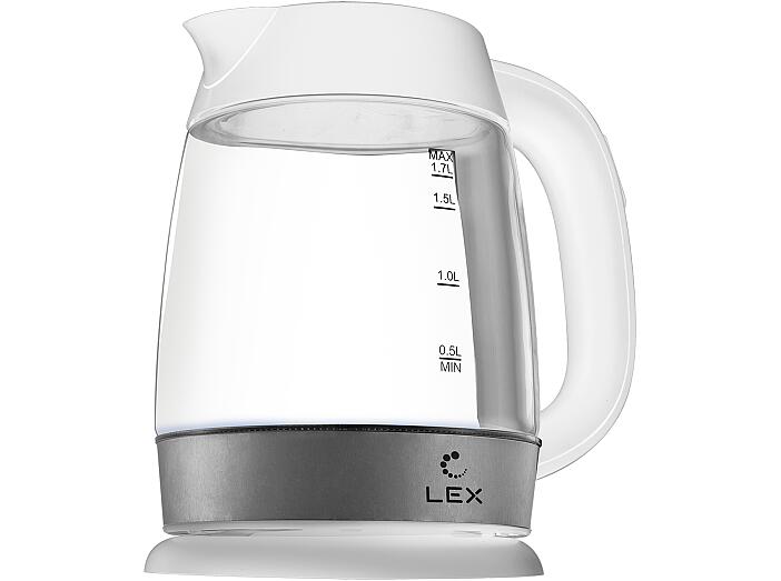 Чайник электрический (белый) LX 30011-2