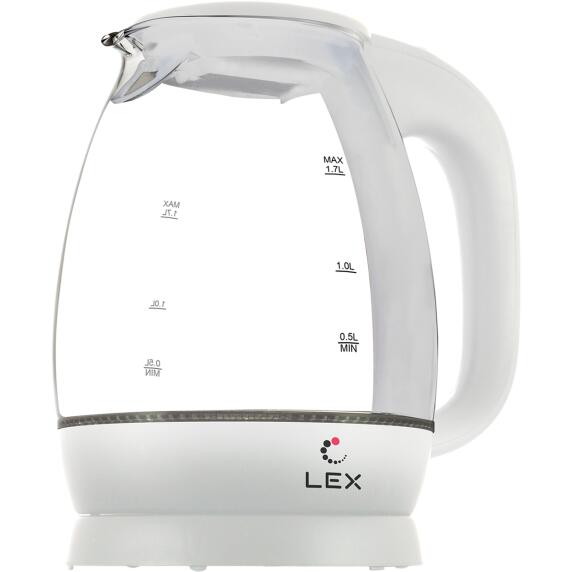 Чайник электрический (белый) LX3002-3