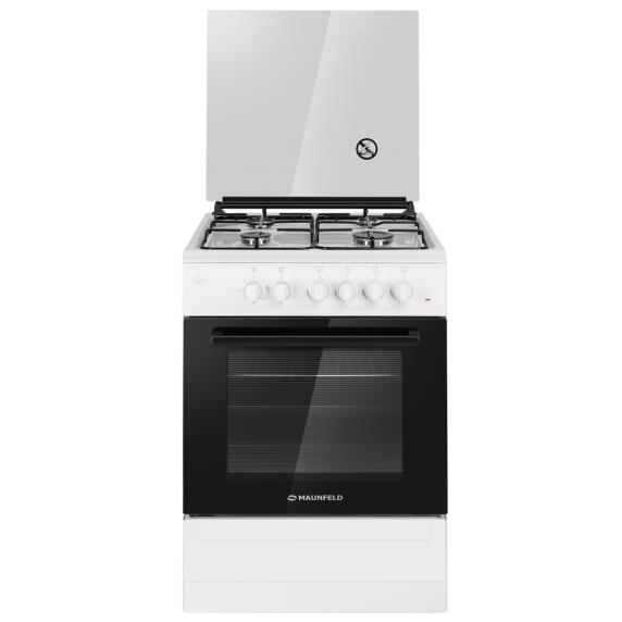 Газовая плита с электрической духовкой MAUNFELD MGC60EEW03