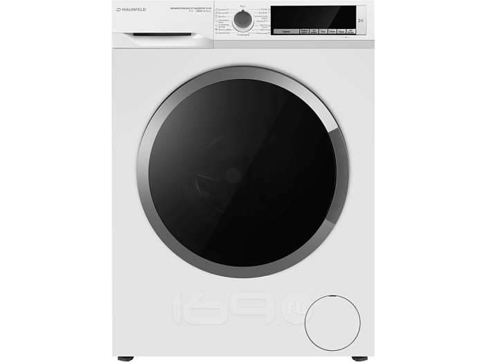 Стиральная машина с инвертором и паром MAUNFELD MFWM127WH200 ST INVERTER SLIM
