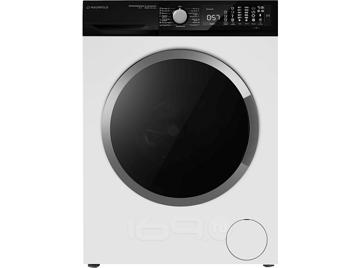 Стиральная машина с инвертором и паром MAUNFELD MFWM128WH400 ST INVERTER