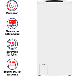 Стиральная машина с вертикальной загрузкой MAUNFELD MFWM128WH