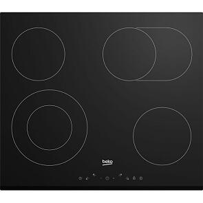 Стеклокерамическая варочная поверхность Beko BHC6440KBEB